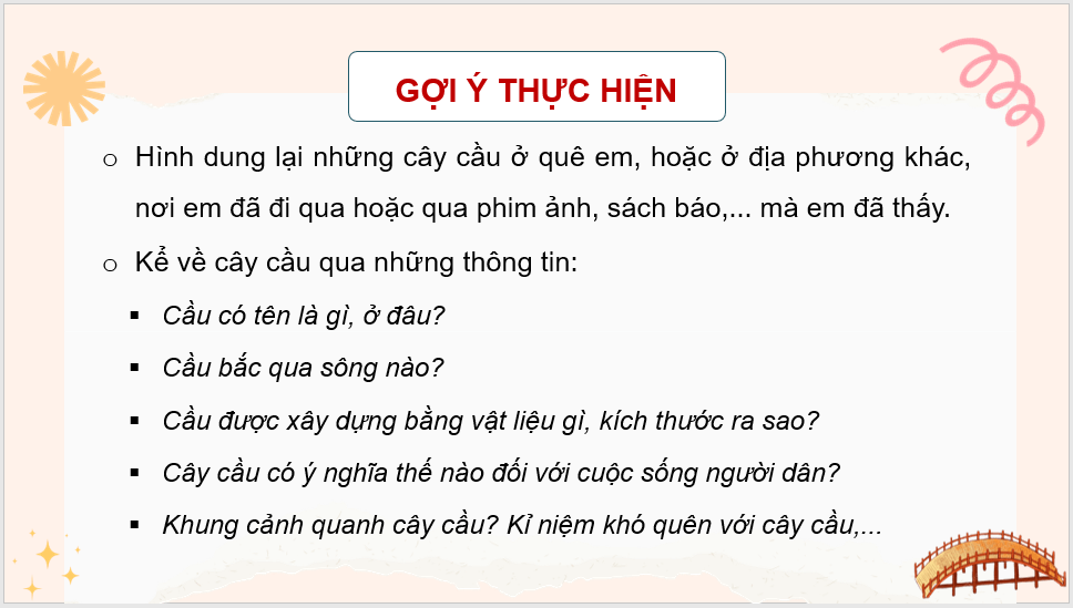 Giáo án điện tử Cái cầu lớp 4 | PPT Tiếng Việt lớp 4 Kết nối tri thức