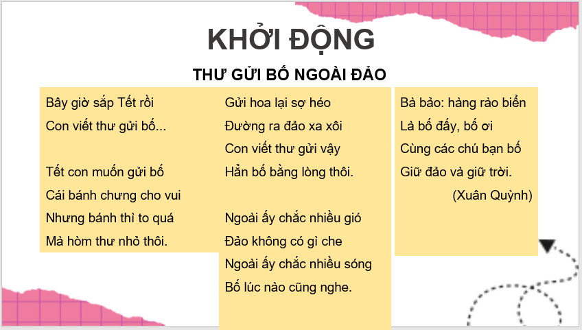 Giáo án điện tử Cảm xúc Trường Sa lớp 4 | PPT Tiếng Việt lớp 4 Kết nối tri thức