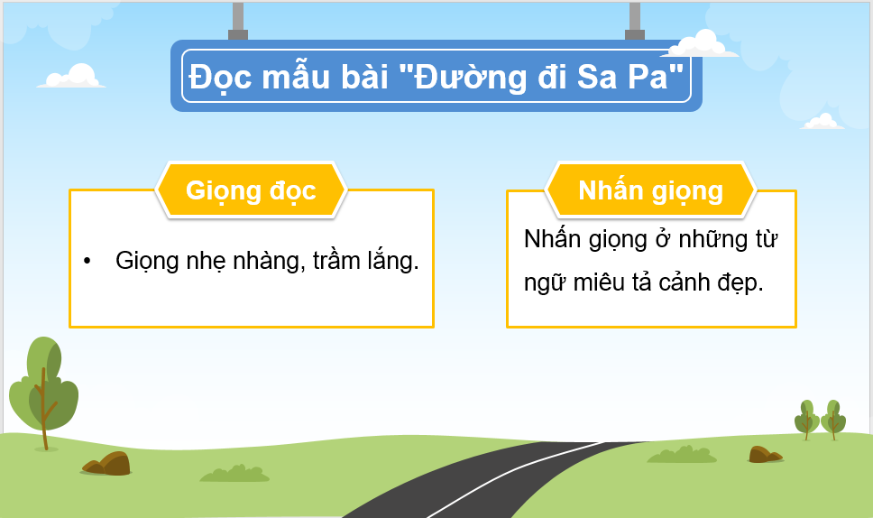 Giáo án điện tử Đường đi Sa Pa lớp 4 | PPT Tiếng Việt lớp 4 Cánh diều