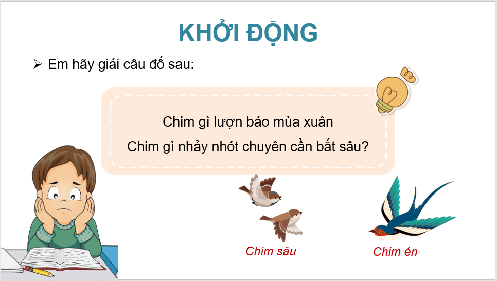 Giáo án điện tử Quà tặng của chim non lớp 4 | PPT Tiếng Việt lớp 4 Chân trời sáng tạo