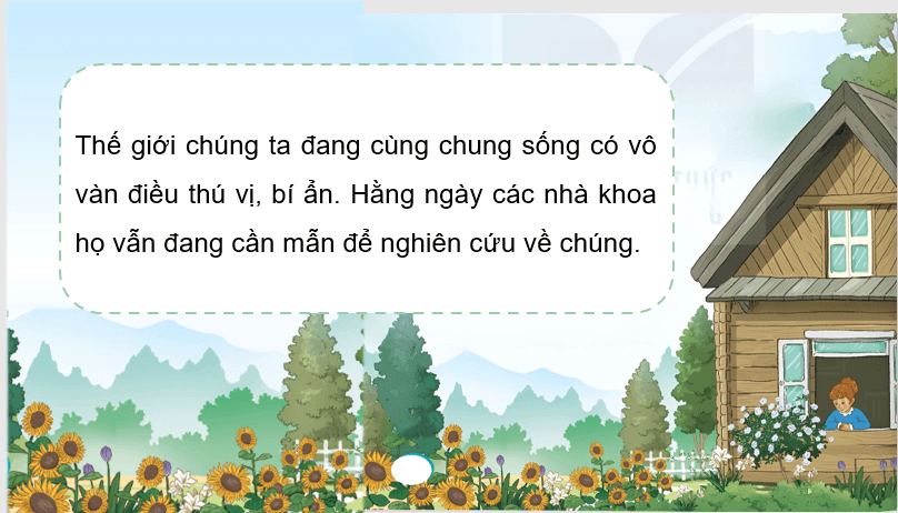 Giáo án điện tử Tiếng nói của cỏ cây lớp 4 | PPT Tiếng Việt lớp 4 Kết nối tri thức