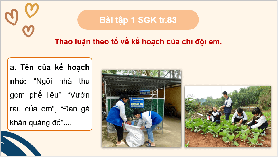 Giáo án điện tử Lập kế hoạch nhỏ lớp 4 | PPT Tiếng Việt lớp 4 Cánh diều