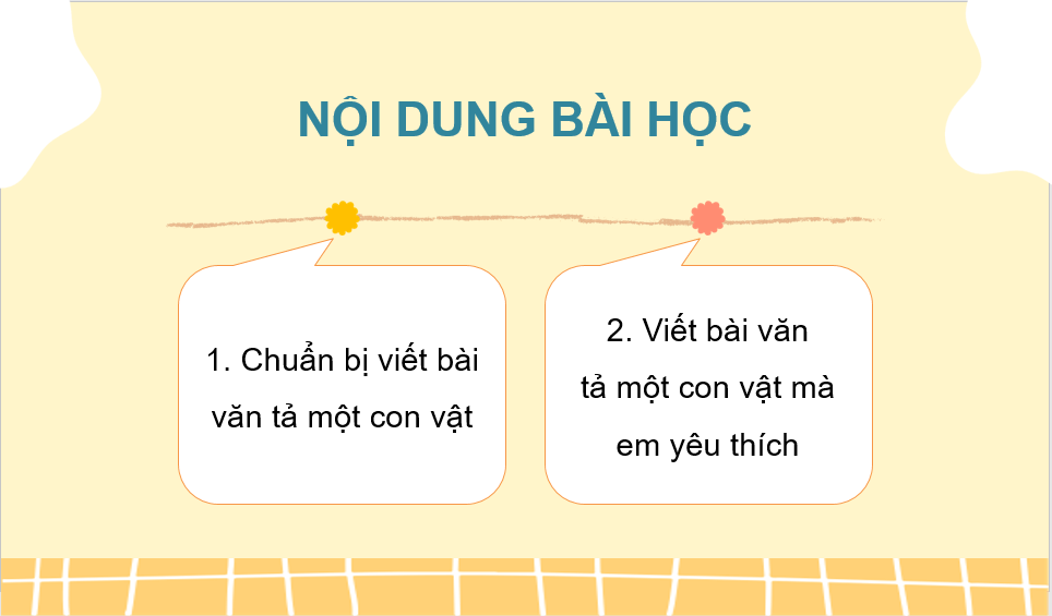 Giáo án điện tử Luyện tập tả con vật (trang 58) lớp 4 | PPT Tiếng Việt lớp 4 Cánh diều