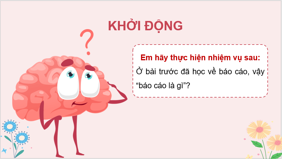 Giáo án điện tử Luyện tập viết báo cáo lớp 4 | PPT Tiếng Việt lớp 4 Cánh diều