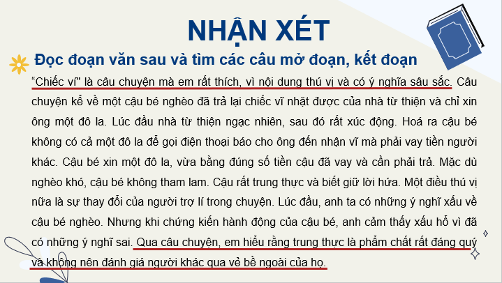 Giáo án điện tử Câu chủ đề của đoạn văn lớp 4 | PPT Tiếng Việt lớp 4 Cánh diều