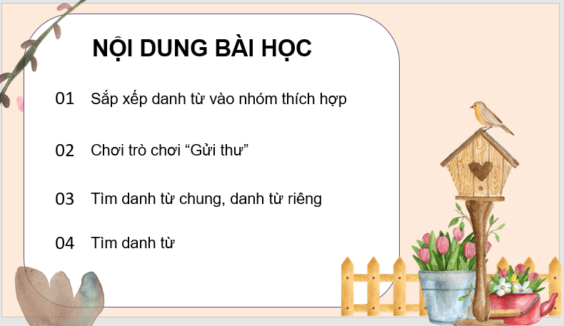 Giáo án điện tử (Luyện từ và câu lớp 4) Danh từ chung, danh từ riêng lớp 4 | PPT Tiếng Việt lớp 4 Kết nối tri thức