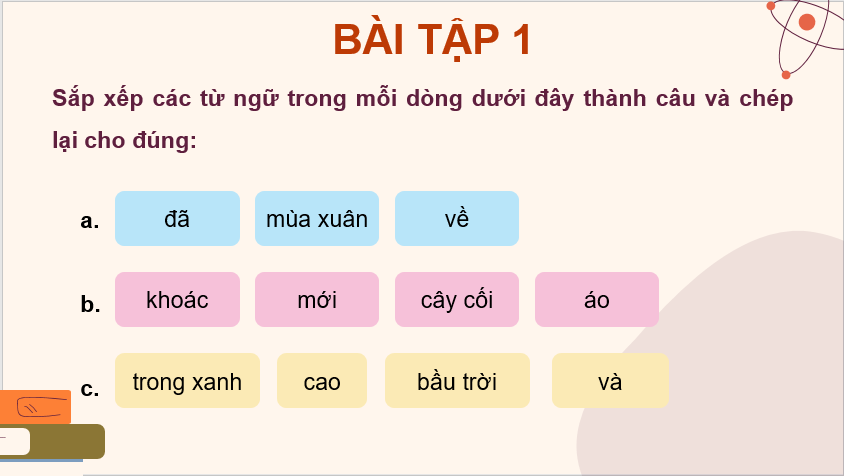 Giáo án điện tử (Luyện từ và câu lớp 4) Danh từ (trang 10) | PPT Tiếng Việt lớp 4 Chân trời sáng tạo