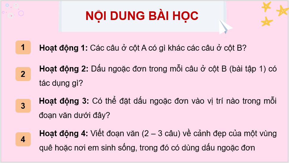 Giáo án điện tử (Luyện từ và câu lớp 4) Dấu ngoặc đơn lớp 4 | PPT Tiếng Việt lớp 4 Kết nối tri thức