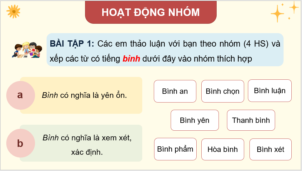 Giáo án điện tử (Luyện từ và câu lớp 4) Lựa chọn từ ngữ lớp 4 | PPT Tiếng Việt lớp 4 Kết nối tri thức