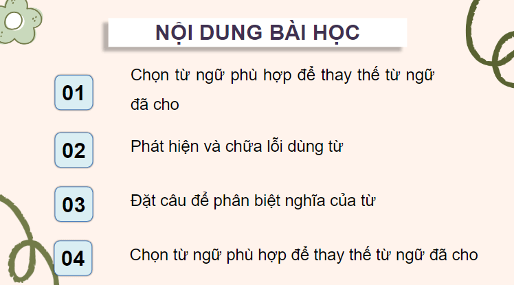 Giáo án điện tử (Luyện từ và câu lớp 4) Luyện tập sử dụng từ ngữ (trang 136, 137) | PPT Tiếng Việt lớp 4 Chân trời sáng tạo