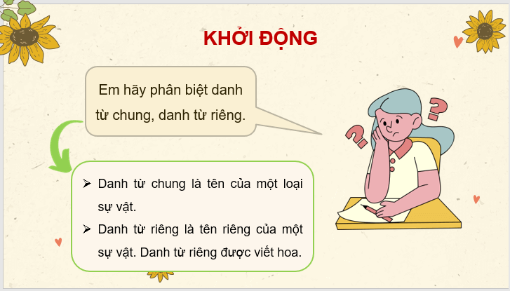 Giáo án điện tử Luyện tập về danh từ lớp 4 | PPT Tiếng Việt lớp 4 Cánh diều
