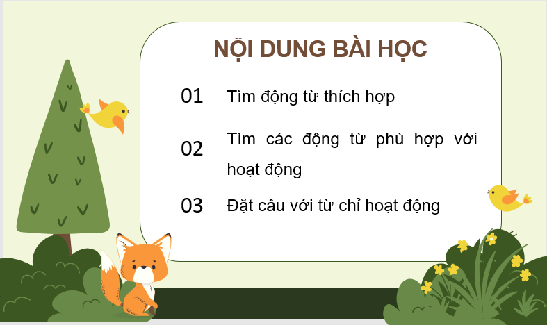 Giáo án điện tử (Luyện từ và câu lớp 4) Luyện tập về động từ lớp 4 | PPT Tiếng Việt lớp 4 Kết nối tri thức