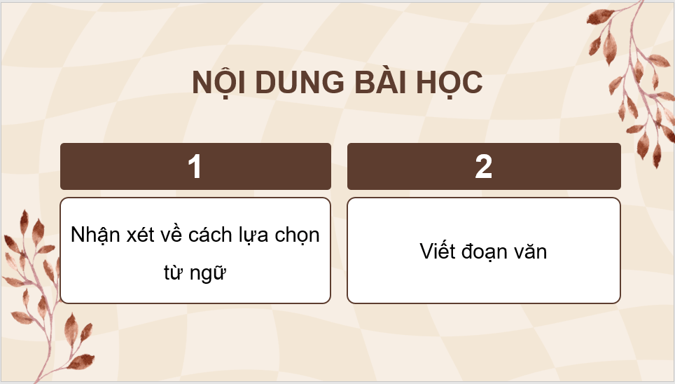 Giáo án điện tử (Luyện từ và câu) Luyện tập về lựa chọn từ ngữ lớp 4 | PPT Tiếng Việt lớp 4 Cánh diều