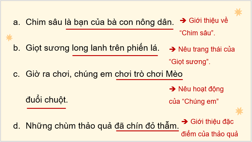 Giáo án điện tử (Luyện từ và câu lớp 4) Luyện tập về vị ngữ | PPT Tiếng Việt lớp 4 Chân trời sáng tạo