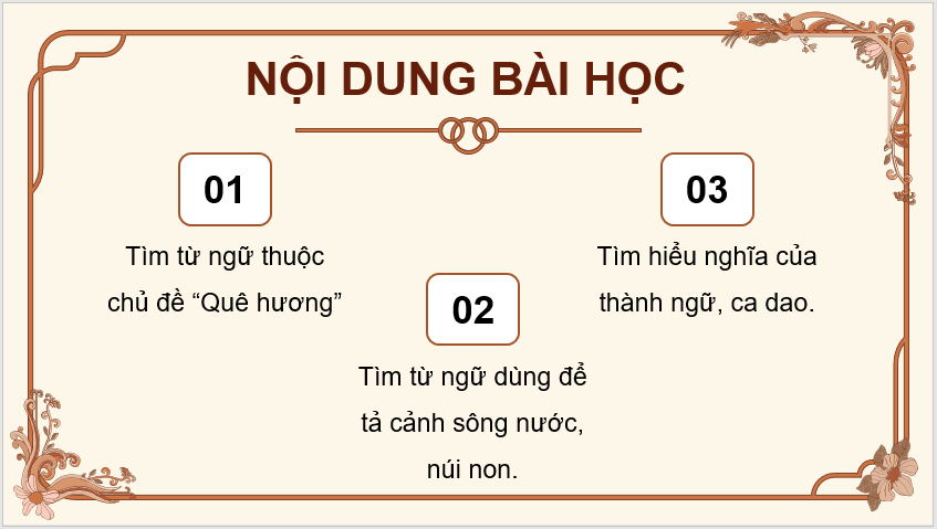 Giáo án điện tử (Luyện từ và câu lớp 4) Mở rộng vốn từ quê hương | PPT Tiếng Việt lớp 4 Chân trời sáng tạo