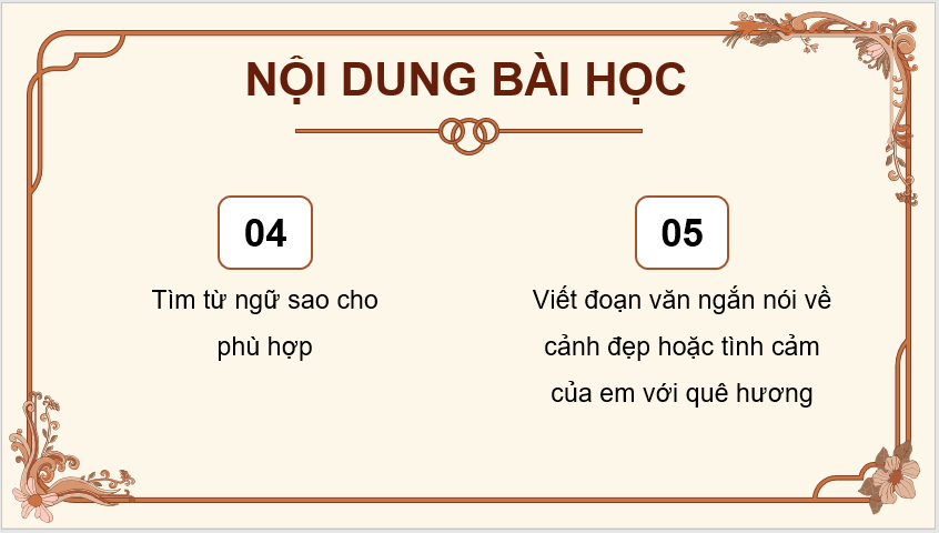 Giáo án điện tử (Luyện từ và câu lớp 4) Mở rộng vốn từ quê hương | PPT Tiếng Việt lớp 4 Chân trời sáng tạo