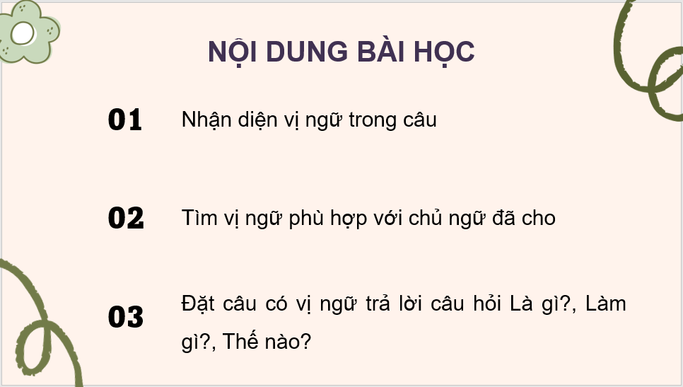 Giáo án điện tử (Luyện từ và câu lớp 4) Luyện tập về vị ngữ | PPT Tiếng Việt lớp 4 Chân trời sáng tạo