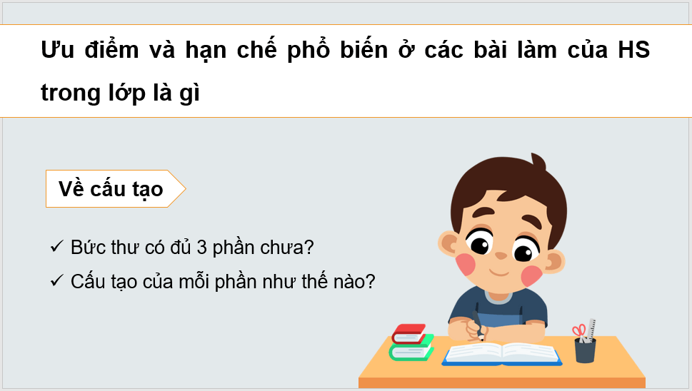 Giáo án điện tử Trả bài viết thư thăm hỏi lớp 4 | PPT Tiếng Việt lớp 4 Cánh diều