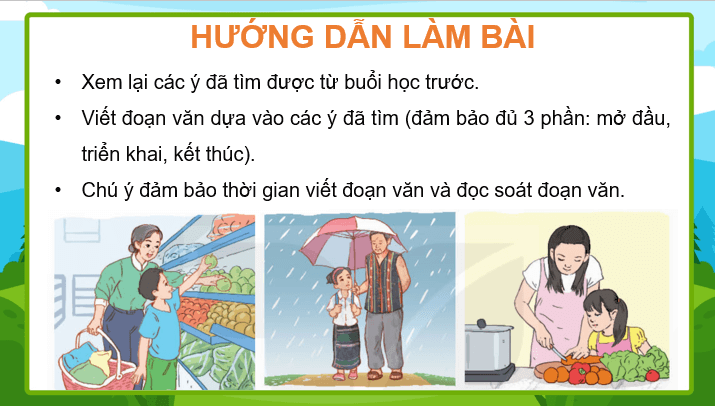 Giáo án điện tử Viết đoạn văn nêu tình cảm, cảm xúc về một người gần gũi, thân thiết lớp 4 | PPT Tiếng Việt lớp 4 Kết nối tri thức