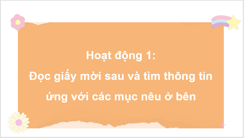 Giáo án điện tử Viết giấy mời lớp 4 | PPT Tiếng Việt lớp 4 Kết nối tri thức