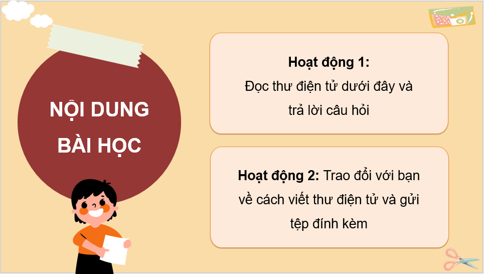 Giáo án điện tử Hướng dẫn cách viết thư lớp 4 | PPT Tiếng Việt lớp 4 Kết nối tri thức