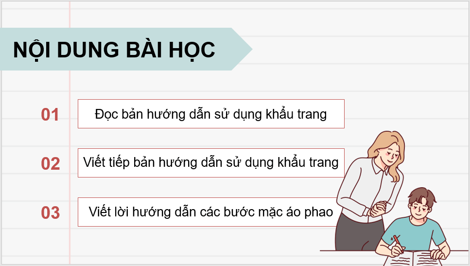 Giáo án điện tử Viết hướng dẫn sử dụng một số sản phẩm lớp 4 | PPT Tiếng Việt lớp 4 Cánh diều