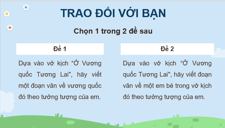 Giáo án điện tử Luyện tập viết đoạn văn tưởng tượng (trang 94) lớp 4 | PPT Tiếng Việt lớp 4 Cánh diều