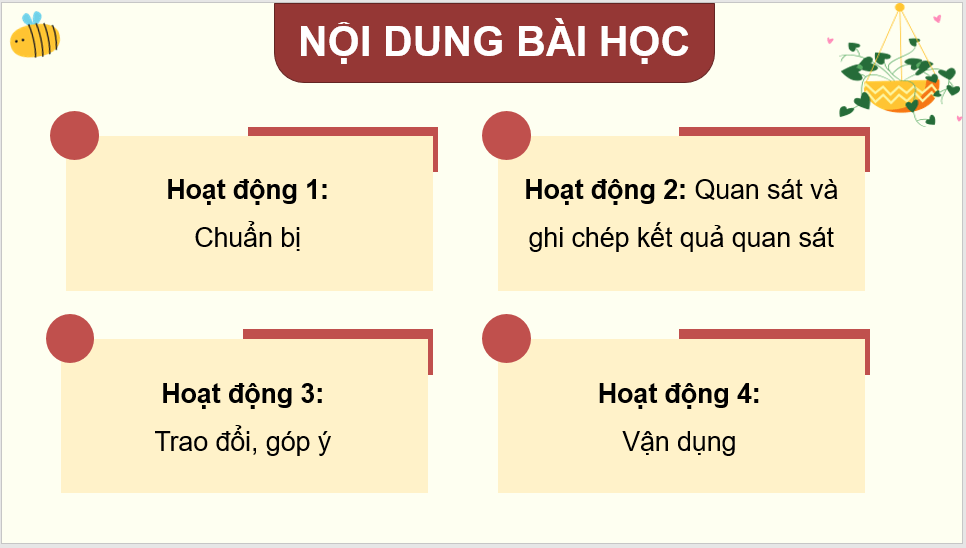 Giáo án điện tử Quan sát cây cối lớp 4 | PPT Tiếng Việt lớp 4 Kết nối tri thức