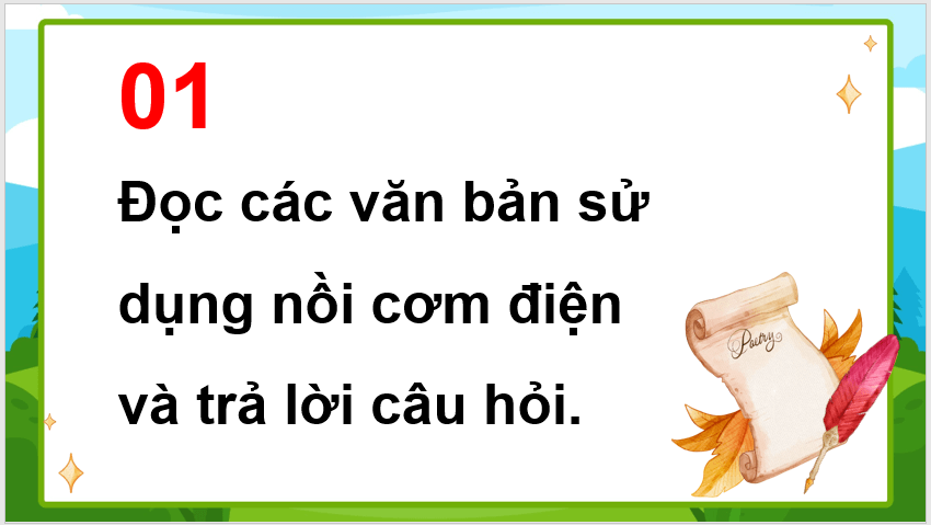 Giáo án điện tử Tìm hiểu cách viết hướng dẫn một sản phẩm lớp 4 | PPT Tiếng Việt lớp 4 Kết nối tri thức