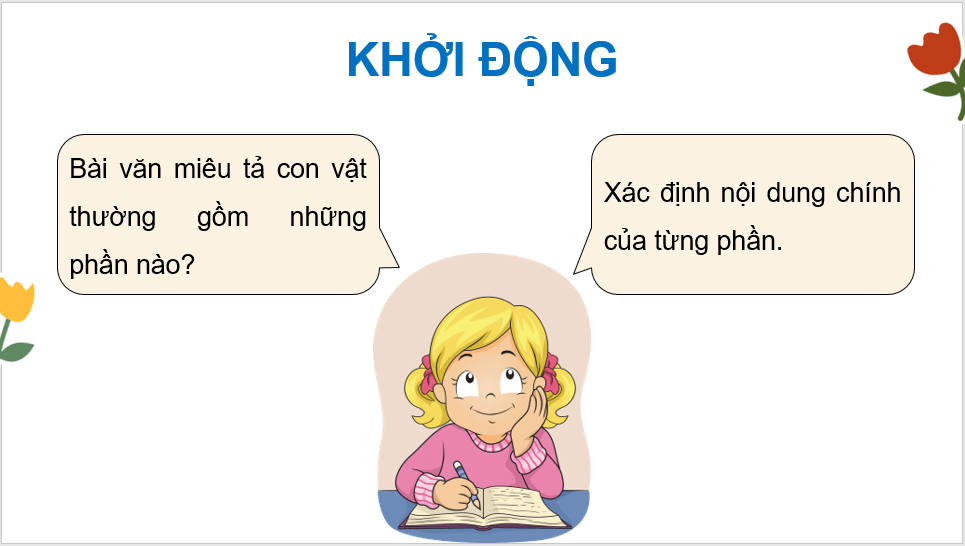 Giáo án điện tử Luyện tập quan sát, tìm ý cho bài văn miêu tả con vật lớp 4 | PPT Tiếng Việt lớp 4 Chân trời sáng tạo