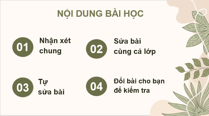 Giáo án điện tử Trả bài tả cây cối lớp 4 | PPT Tiếng Việt lớp 4 Cánh diều