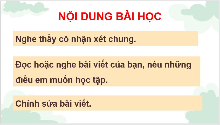 Giáo án điện tử Trả bài viết đoạn văn nêu tình cảm, cảm xúc về một nhân vật trong văn học lớp 4 | PPT Tiếng Việt lớp 4 Kết nối tri thức