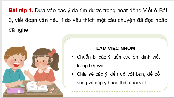 Giáo án điện tử Viết đoạn văn nêu ý kiến lớp 4 | PPT Tiếng Việt lớp 4 Kết nối tri thức