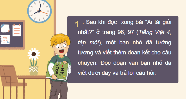 Giáo án điện tử Viết đoạn văn tưởng tượng lớp 4 | PPT Tiếng Việt lớp 4 Chân trời sáng tạo