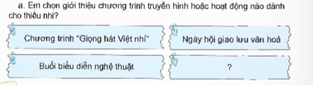 Giáo án Nói và nghe: Giới thiệu một chương trình truyền hình hoặc một hoạt động dành cho thiếu nhi lớp 5 | Giáo án Tiếng Việt lớp 5 Chân trời sáng tạo