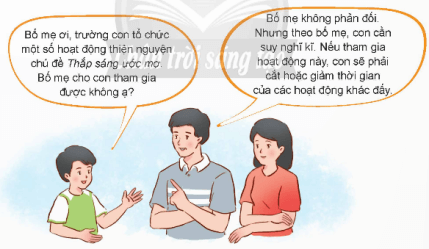 Giáo án Nói và nghe: Trao đổi ý kiến với người thân Chung tay vì cộng đồng lớp 5 | Giáo án Tiếng Việt lớp 5 Chân trời sáng tạo