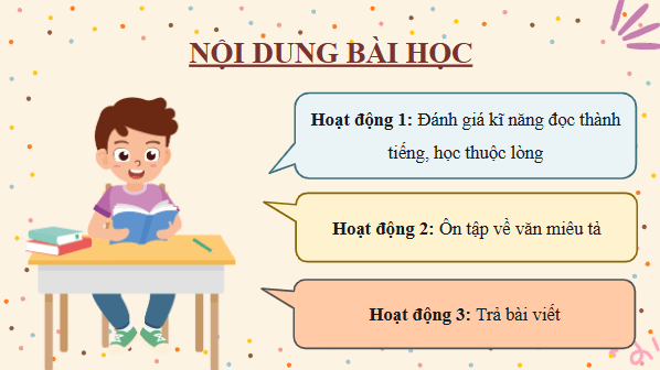 Giáo án điện tử Ôn tập cuối năm học lớp 5 Tiết 5 | PPT Tiếng Việt lớp 5 Cánh diều