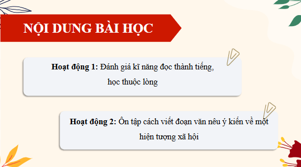 Giáo án điện tử Ôn tập cuối năm học lớp 5 Tiết 8 | PPT Tiếng Việt lớp 5 Cánh diều