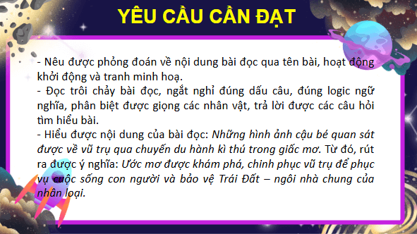 Giáo án điện tử Bên ngoài Trái Đất lớp 5 | PPT Tiếng Việt lớp 5 Chân trời sáng tạo