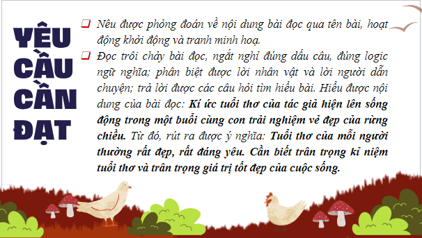 Giáo án điện tử Chiều dưới chân núi lớp 5 | PPT Tiếng Việt lớp 5 Chân trời sáng tạo