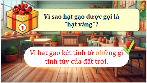 Giáo án điện tử Hộp quà màu thiên thanh lớp 5 | PPT Tiếng Việt lớp 5 Kết nối tri thức