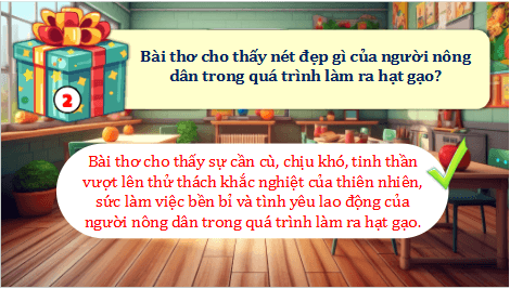 Giáo án điện tử Hộp quà màu thiên thanh lớp 5 | PPT Tiếng Việt lớp 5 Kết nối tri thức