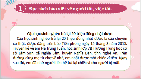 Giáo án điện tử Đọc mở rộng trang 16 Tập 2 lớp 5 | PPT Tiếng Việt lớp 5 Kết nối tri thức