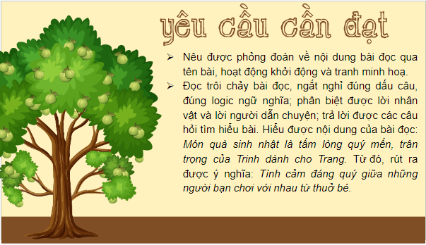 Giáo án điện tử Quà sinh nhật lớp 5 | PPT Tiếng Việt lớp 5 Chân trời sáng tạo