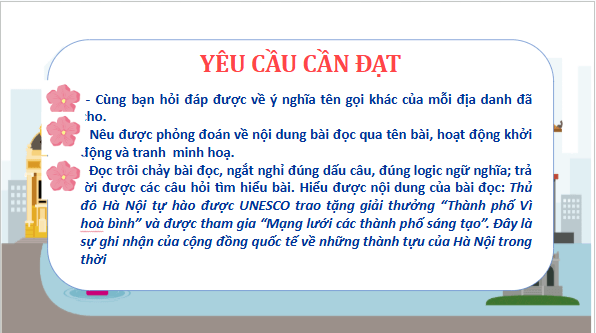 Giáo án điện tử Thành phố Vì hoà bình lớp 5 | PPT Tiếng Việt lớp 5 Chân trời sáng tạo