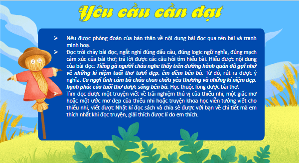 Giáo án điện tử Tiếng gà trưa lớp 5 | PPT Tiếng Việt lớp 5 Chân trời sáng tạo