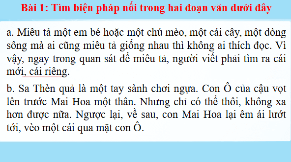 Giáo án điện tử Luyện từ và câu: Luyện tập liên kết câu bằng từ ngữ nối lớp 5 | PPT Tiếng Việt lớp 5 Cánh diều