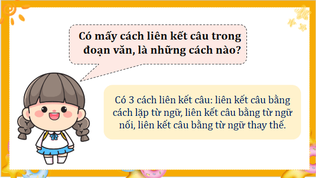 Giáo án điện tử Luyện từ và câu: Luyện tập về liên kết câu trong đoạn văn trang 71, 72 Tập 2 lớp 5 | PPT Tiếng Việt lớp 5 Kết nối tri thức