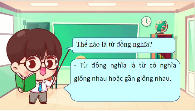 Giáo án điện tử Luyện từ và câu: Luyện tập về từ đồng nghĩa lớp 5 | PPT Tiếng Việt lớp 5 Cánh diều