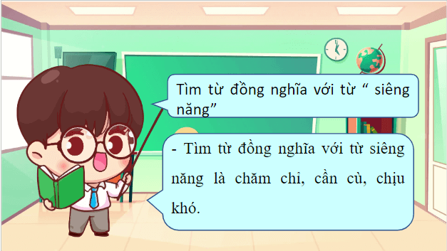 Giáo án điện tử Luyện từ và câu: Luyện tập về từ đồng nghĩa lớp 5 | PPT Tiếng Việt lớp 5 Cánh diều